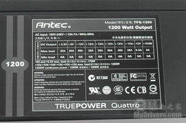 澎湃動力火力十足 antec tpq 1200電源評測